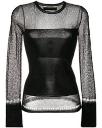 Женский черный свитер от Roland Mouret