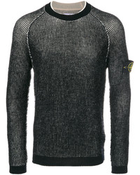 Мужской черный свитер от Stone Island