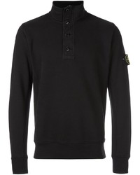 Мужской черный свитер от Stone Island