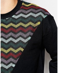 Мужской черный свитер от Reclaimed Vintage