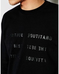 Мужской черный свитер от Izzue