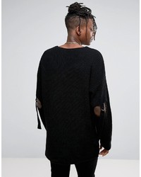 Мужской черный свитер от Asos