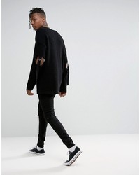 Мужской черный свитер от Asos