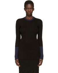 Женский черный свитер от Victoria Beckham