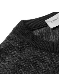 Мужской черный свитер от John Smedley