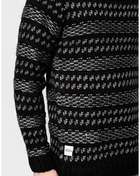 Мужской черный свитер от NATIVE YOUTH