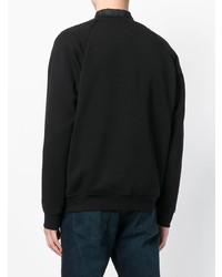 Мужской черный свитшот с вышивкой от Barena