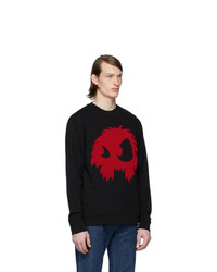 Мужской черный свитшот с принтом от McQ Alexander McQueen