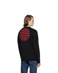 Мужской черный свитшот с принтом от McQ Alexander McQueen