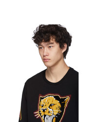 Мужской черный свитшот с принтом от Givenchy