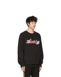 Мужской черный свитшот с принтом от Amiri