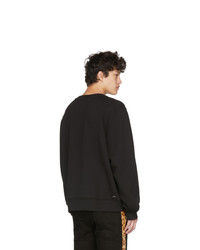 Мужской черный свитшот с принтом от Amiri