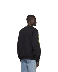 Мужской черный свитшот с принтом от Gcds