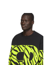 Мужской черный свитшот с принтом от Gcds