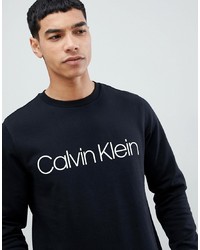 Мужской черный свитшот с принтом от Calvin Klein