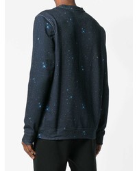 Мужской черный свитшот с принтом от Frankie Morello