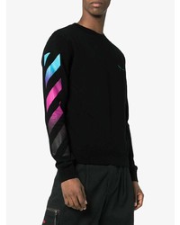 Мужской черный свитшот с принтом от Off-White