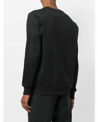 Мужской черный свитшот с принтом от Les Benjamins