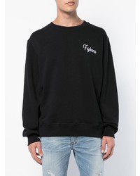 Мужской черный свитшот с принтом от Amiri
