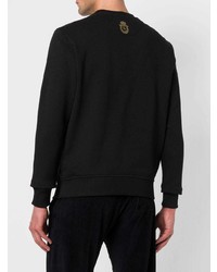 Мужской черный свитшот с принтом от Billionaire