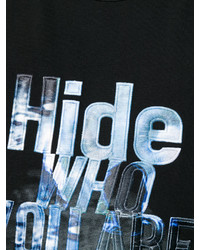 Мужской черный свитшот с принтом от Juun.J