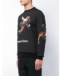 Мужской черный свитшот с принтом от Undercover