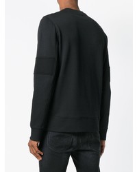Мужской черный свитшот с принтом от Neil Barrett