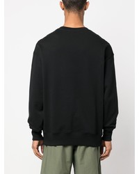 Мужской черный свитшот с принтом от Moschino