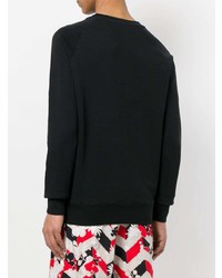 Мужской черный свитшот с принтом от MAISON KITSUNÉ