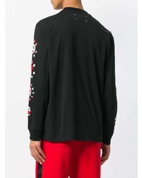 Мужской черный свитшот с принтом от Maison Margiela