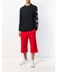 Мужской черный свитшот с принтом от Maison Margiela