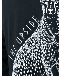 Мужской черный свитшот с принтом от The Upside