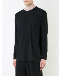 Мужской черный свитшот с принтом от The Upside