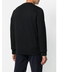 Мужской черный свитшот с принтом от Neil Barrett