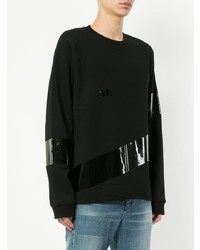 Мужской черный свитшот с принтом от RtA