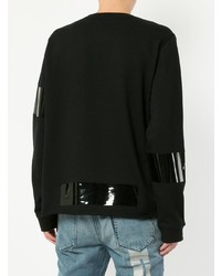 Мужской черный свитшот с принтом от RtA