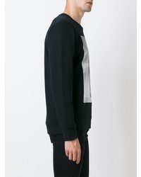 Мужской черный свитшот с принтом от Palm Angels