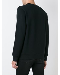 Мужской черный свитшот с принтом от Palm Angels