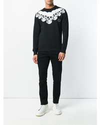 Мужской черный свитшот с принтом от Philipp Plein