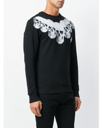 Мужской черный свитшот с принтом от Philipp Plein