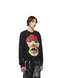 Мужской черный свитшот с принтом от S.R. STUDIO. LA. CA.