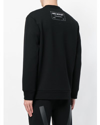Мужской черный свитшот с принтом от Neil Barrett
