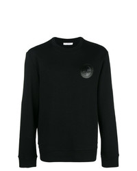 Мужской черный свитшот с украшением от Versace Collection