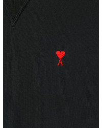 Мужской черный свитшот от AMI Alexandre Mattiussi