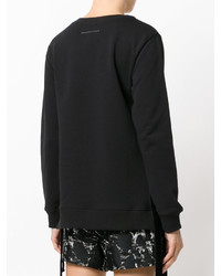 Женский черный свитшот от MM6 MAISON MARGIELA