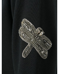 Женский черный свитшот от Eleventy