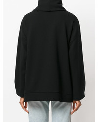 Женский черный свитшот от Eleventy