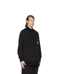 Мужской черный свитшот от Julius