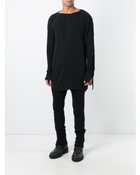 Мужской черный свитшот от Cedric Jacquemyn