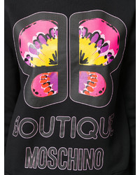 Женский черный свитшот от Moschino